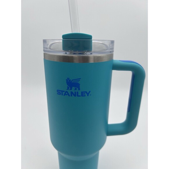 Stanley The Quencher H2.0 Flowstate Tumbler 40 oz - Pool Blue Aqua Turquoise - Picture 2 of 6